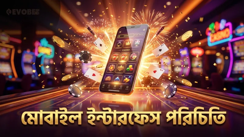 মোবাইল থেকে মেগা ফিশিং গেমের ইন্টারফেসের পরিচিতি