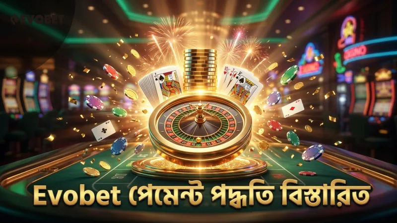 Evobet-এর বিভিন্ন পেমেন্ট পদ্ধতির বিস্তারিত তথ্য সরবরাহ করে।