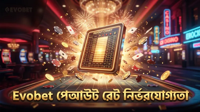 Evobet এর সঠিক পেআউট রেট গেমিং বিশ্বাসযোগ্য করে