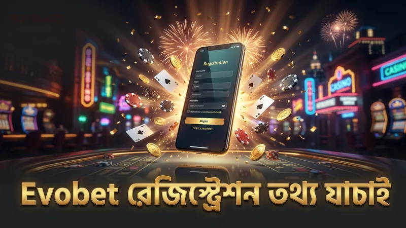 Evobet রেজিস্ট্রেশনে সঠিক তথ্য পূরণ অপরিহার্য।
