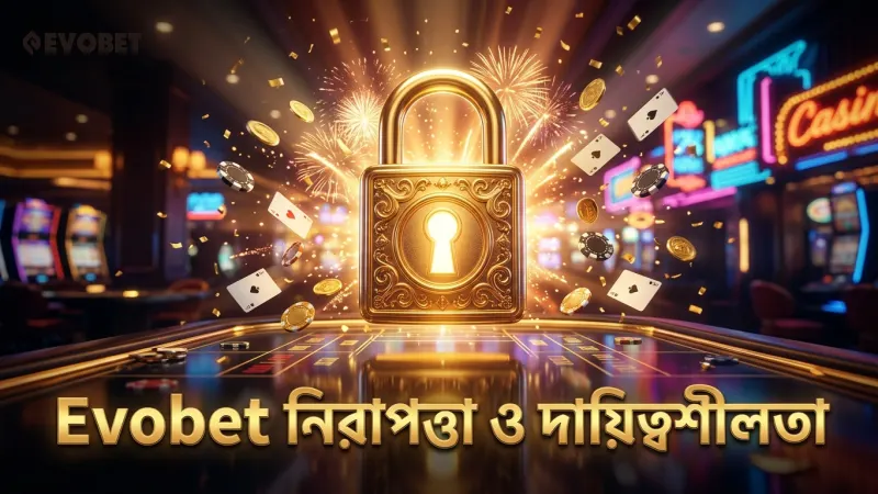 নিরাপত্তা ও দায়িত্বশীল গেমিং Evobet এর মূল ভিত্তি।
