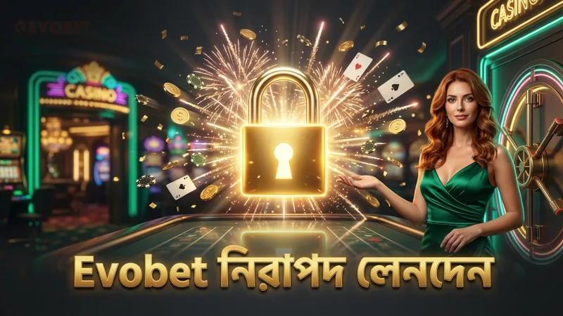 নিরাপদ লেনদেনের জন্য Evobet এর নিরাপত্তা ব্যবস্থা নিশ্চিত।
