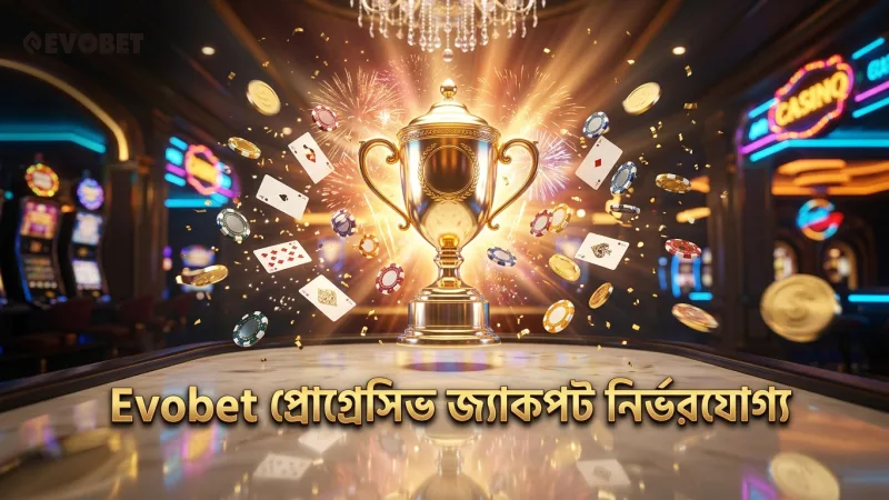 Evobet প্রোগ্রেসিভ জ্যাকপট সিস্টেমের সঠিক হিসাব প্রদান করে