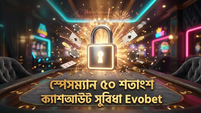 স্পেসম্যান গেমের ৫০% ক্যাশআউট ফিচার ব্যবহারকারীদের জন্য সুবিধাজনক।